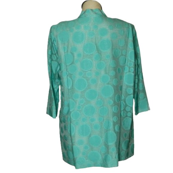 Ming Wang $340 52609 Mint Bubble Jacket Sz 0X NWT! - Picture 6 of 7